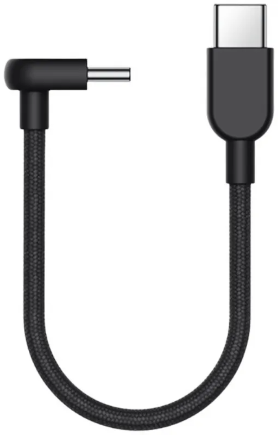 Кабель Xiaomi 3A Braided USB-C to USB-C Cable (10cm) черный BHR08W0GL