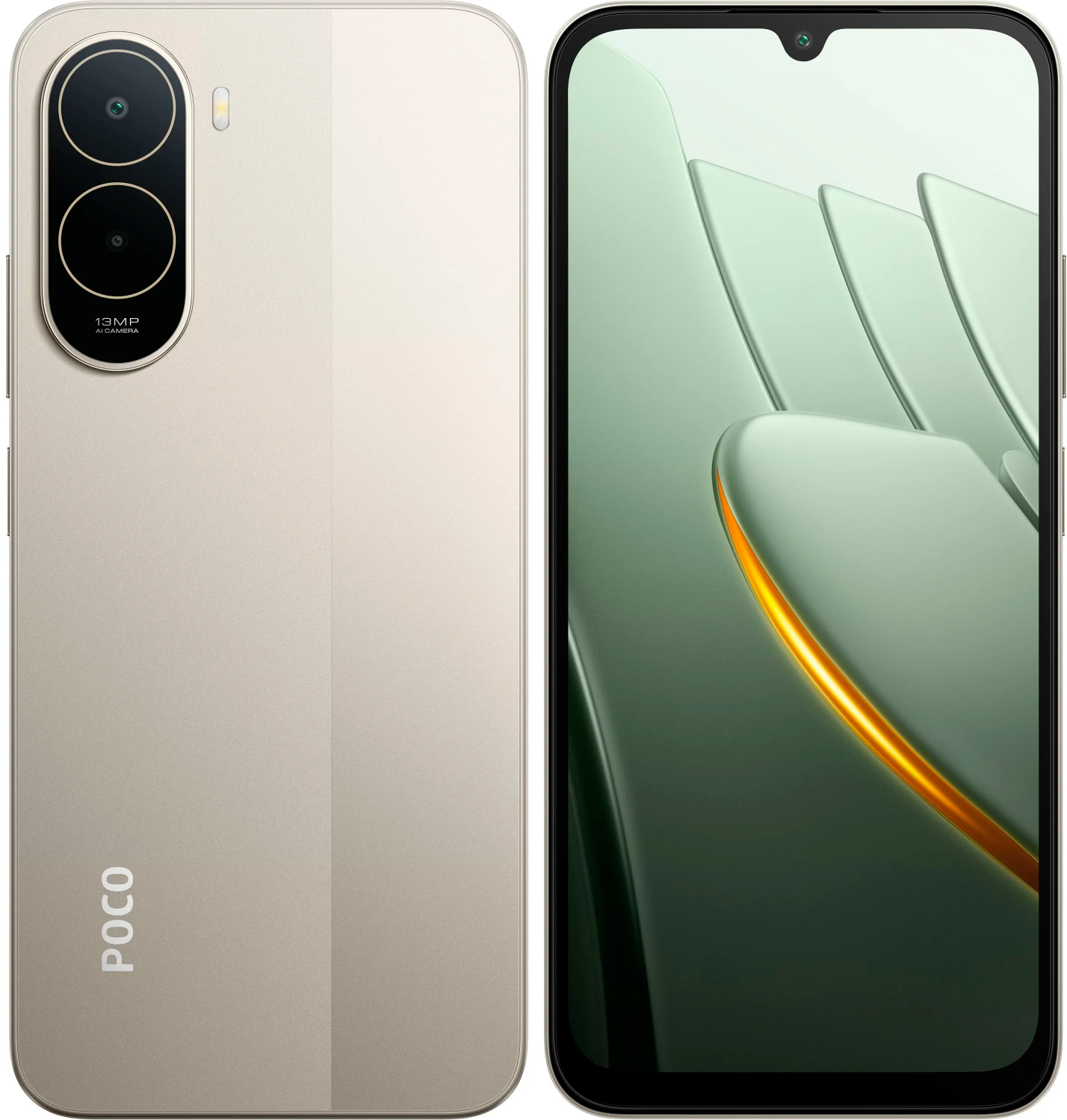 Смартфон POCO C81 Pro 4/64 ГБ золотистый