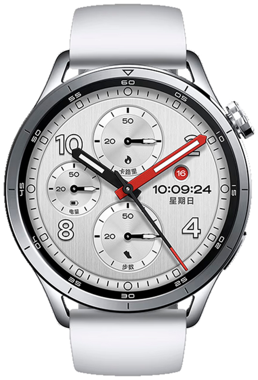 Смарт-часы Xiaomi Watch S5 46mm серебристый с белым ремешком BHR08ISGL