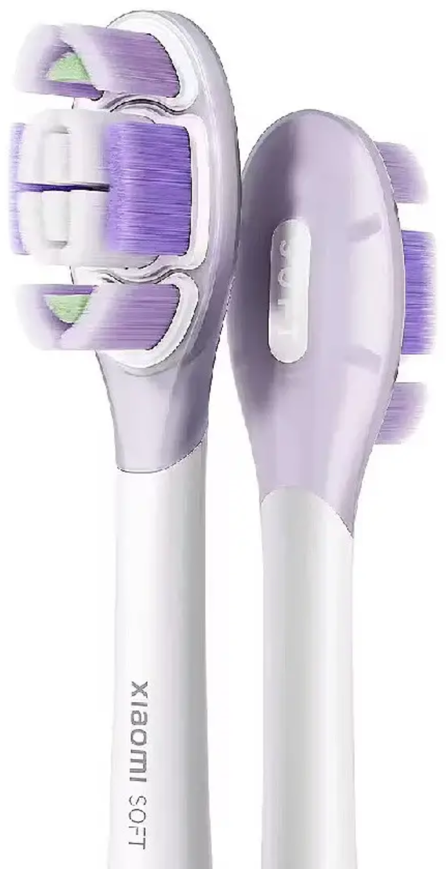 Сменные насадки Xiaomi Oscillation Electric Toothbrush Replacement Heads (Soft) фиолетовый BHR07ZRTY