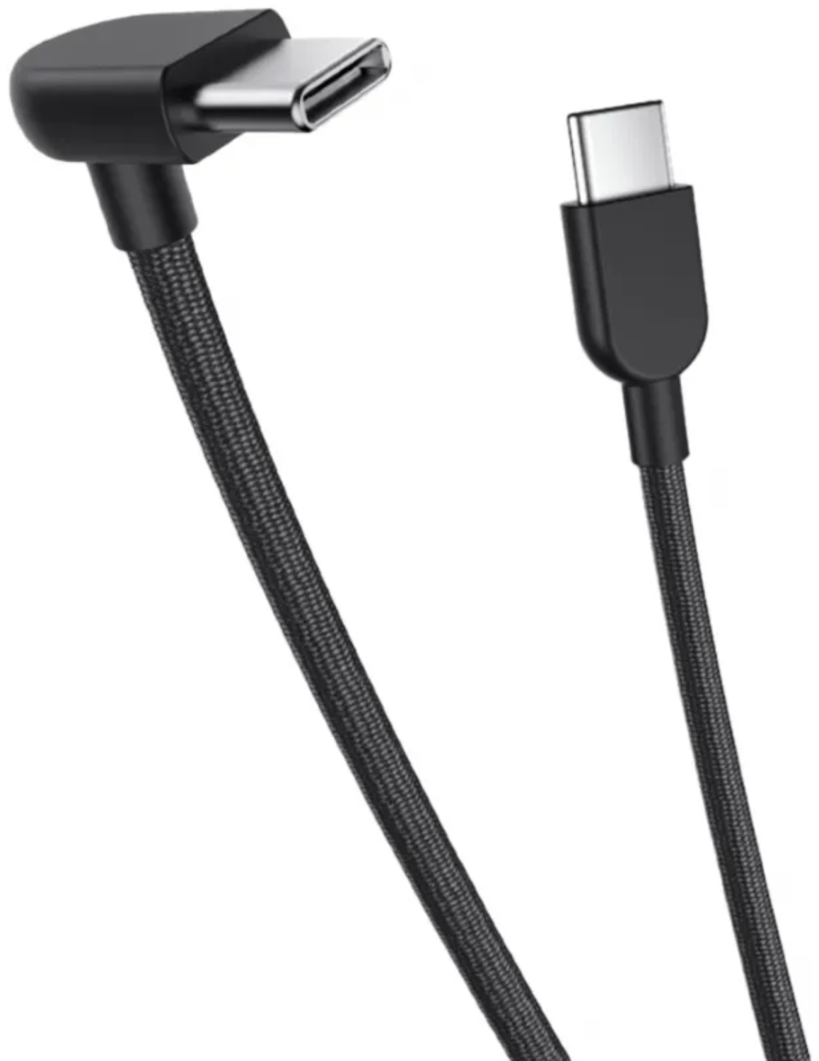 Кабель Xiaomi 3A Braided USB-C to USB-C Cable (10cm) черный BHR08W0GL